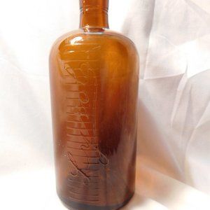 Antique Lysol Glass Bottle Early 1900's Collectible